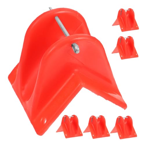 Vaguelly 1 Juego Protector De Cuerda Para Escalada Al Aire Libre Protector De Cuerdas De Acero Inoxidable Para Montañismo Protección Con Topes Equipo De Escalada Protector De 6 piezas