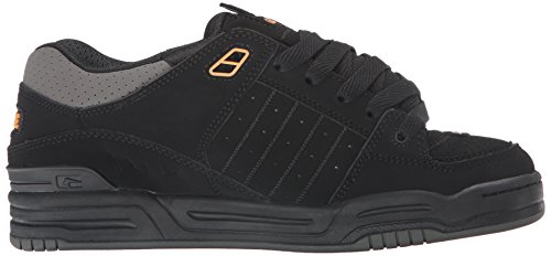 Image of Globe Mens Fusion Skate Shoes, Black /Caramello /Charcoal, 14 M US