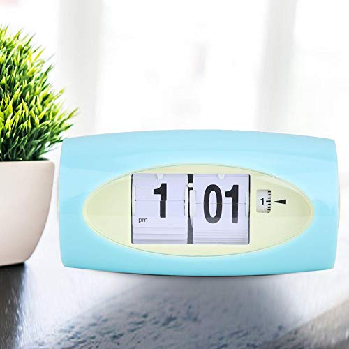 Jadeshay Clock Auto Flip Clock Digital Flip Clock Auto Reminder Temperature Display Classic Retro Fashion Alarm Clock For Office Home Decoration #TOP6