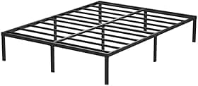Estrutura De Cama De Metal, Não Precisa de Box Spring,Com Espaço De Armazenamen Cor Preto (FULL)