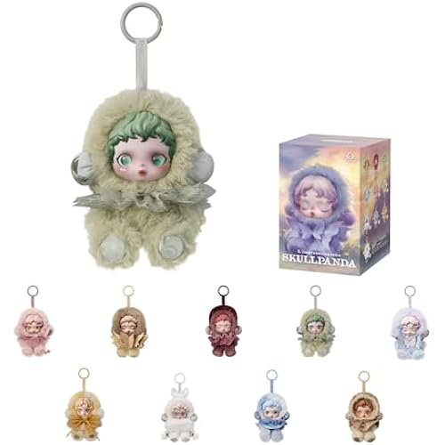 POP MART SKULLPANDA L’impressionnisme Series Plush Doll Blind Box Figures, Random Design Action Figures Collectible Toys Home Decorations, Holiday Birthday Gifts for Girls and Boys, Single Box