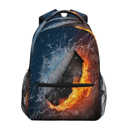 Sac à dos palet de hockey ergonomique avec porte-nom pour ados