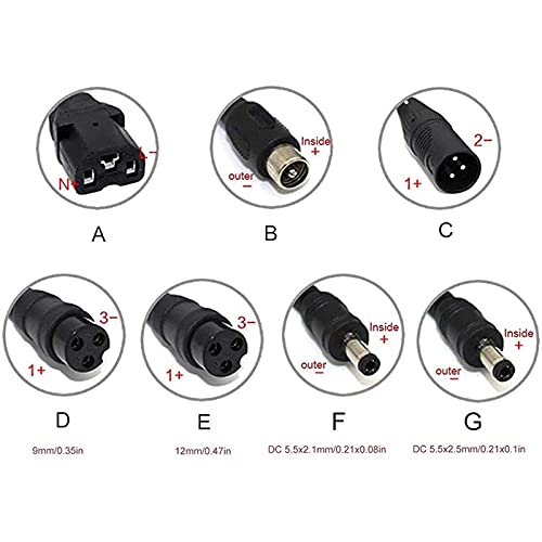 36v 2a Batterijlader Adapter Voeding Output 42v 2a Power-adapter Snel Voor Elektrische Fiets Fiets Scooter Lithium Li… - Afbeelding 3