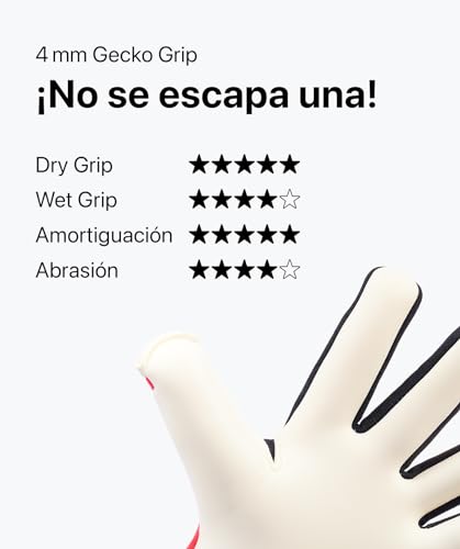 T1TAN Red Beast 3.0 - Guantes de Portero - con protección para los Dedos - Guantes de fútbol para porteros - Talla 6 - imagen 5