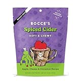 Bocce's Bakery Spiced Cider All-Natural Soft & Chewy Halloween Dog Treats - Wheat-Free Everyday Cookies for Dogs, Made with Real Ingredients & Baked in The USA – Apple & Cinnamon Flavored (6 oz Bag)