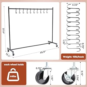 Christmas Stocking Holder Stand with 10 Hook Rubber Prevent Scratches Heavy Duty Freestanding Stocking Hanger Rack on Wheels Holiday Decor Hanger Stocking Holders for Mantle, Fireplace, Floor Christmas Stocking Holder Stand with 10 Hook Rubber Prevent Scratches Heavy Duty Freestanding Stocking Hanger Rack on Wheels Holiday Decor Hanger Stocking Holders for Mantle Fireplace Floor