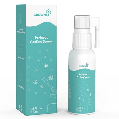 Image of GROWNSY Perineal Cooling Spray Postpartum Essentials, Pain Relief Spray Contains Herbal Extracts for Postpartum Care and Recovery, Soothes Swelling and Hemorrhoid, After Birth Essentials