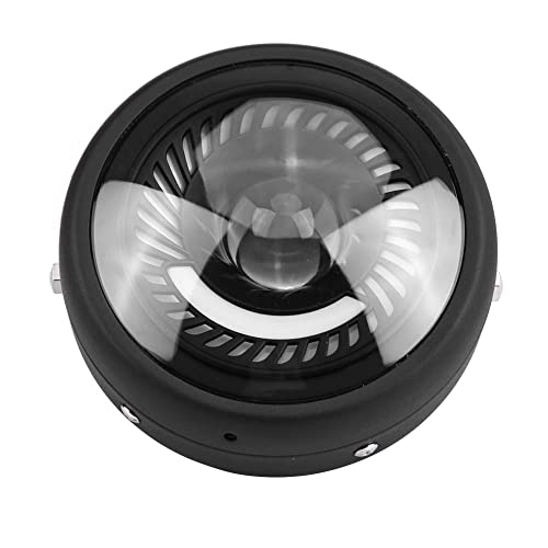 KIMISS 6.5inch Front Motorcycle LED Headlight Headlamp Bulb with Cold White Light Universal 3 Lamp Beads((One Lamp Beads))