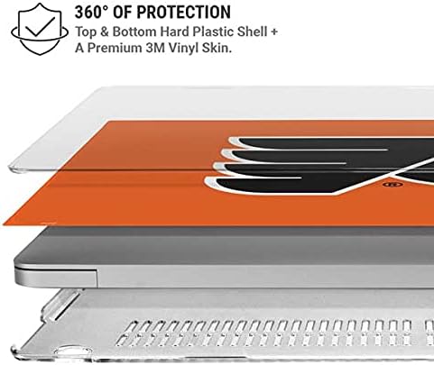 Skinit Case + Skin Compatible with MacBook Pro 16in (2019-20) - Officially Licensed NHL Philadelphia Flyers Logo Design