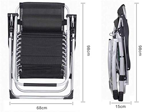 Chaise longue pliante inclinable support 200 kg confort classique pour extérieur
