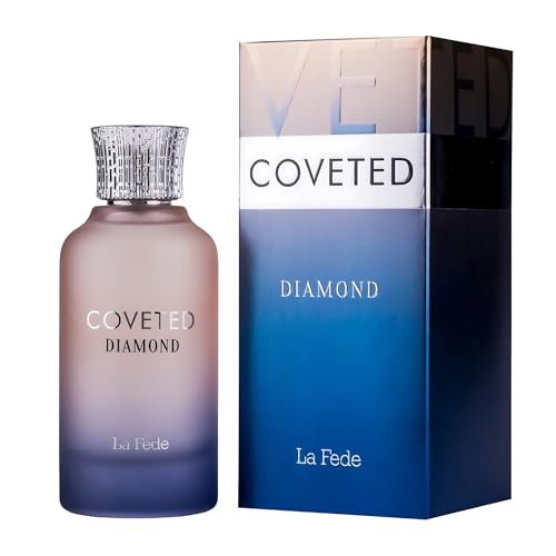 La Fede Coveted Diamond by Khadlaj Unisex Eau de Parfum 100 ml – Citrus Mint & Green Tea Long-Lasting Fragrance
