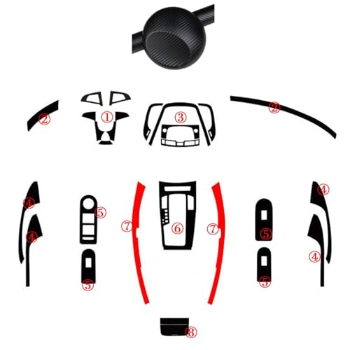 Autocollant carbone Buick Lacrosse 2009-2012 look sport luxe