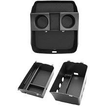3Pack 2026 Palisade Center Console Organizer for Hyundai Palisade Only fit CalligraphyLower&Console Organizer Double-Layer, Durable ABS Plastic Console Tray 2026 Palisade Accessories