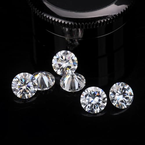 image for AierCrystal 1.1mm 1000pcs CZ Zircon 5A Round Machine Cut White Cubic Z