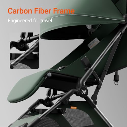 image for MAMAZING Lightweight Baby Travel Stroller with Carbon Fiber Frame, Com