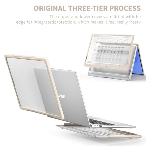 Funda compatible con Huawei MateBook 14 2023 carcasa rígida antihuellas PC 6