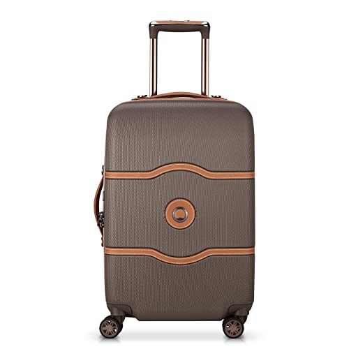 DELSEY Paris Chatelet Air Hardside Luggage, Spinner Wheels, Chocolate