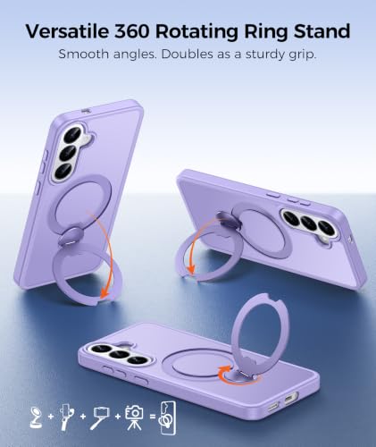Image of FNTCASE for Samsung Galaxy S26 FE Case with 360 Spin Magnetic Stand