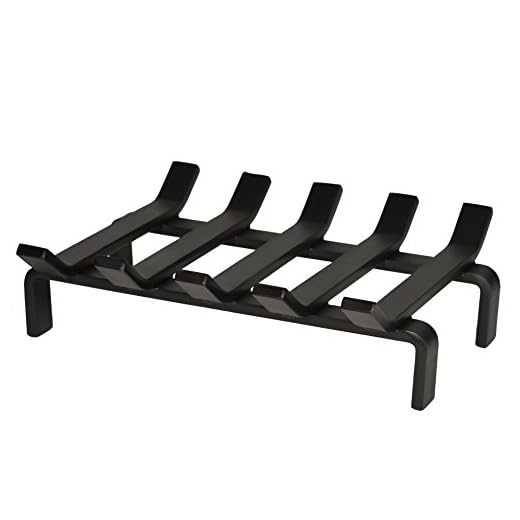 SteelFreak Heavy Duty 13 x 10 Inch Steel Grate for Wood Stove & Fireplace - Made in The USA