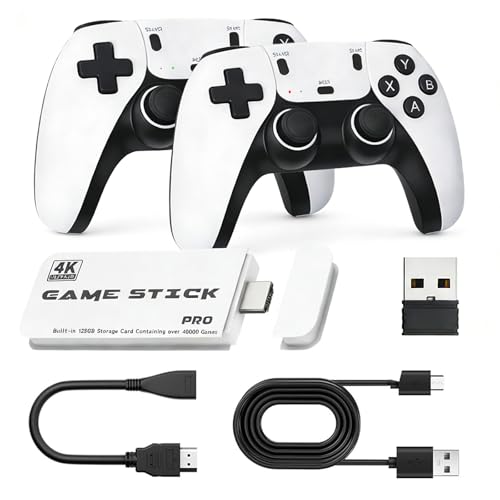 2026 Upgraded M15 Retro Game Stick, 128GB Retro Gaming Console, Plug & Play HDMI Game Stick for TV...
