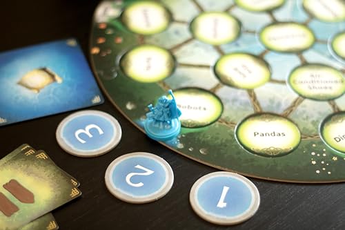Mystic Paths de R&R Games, juego de mesa cooperativo para adultos y niños, juegos de cartas para noches familiares miniatura 3