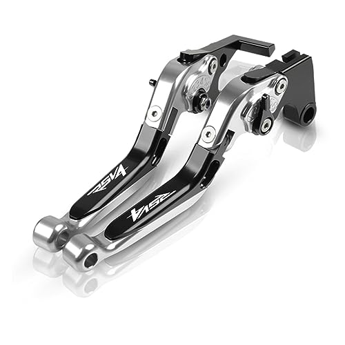 Ersatzhebel Für Aprilia RSV4 Fabrik RSV4R RSV4RR 2009-2015 2016 2017 2018 2019 Motorrad Aluminium Einstellbare Bremse Kupplung Hebel Lenker(Silver)