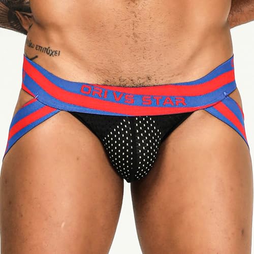 Evankin Men's Jockstraps Sexy Jock Strap Stretch Athletic Supporters Breathable Mesh Underwear Low Rise2
