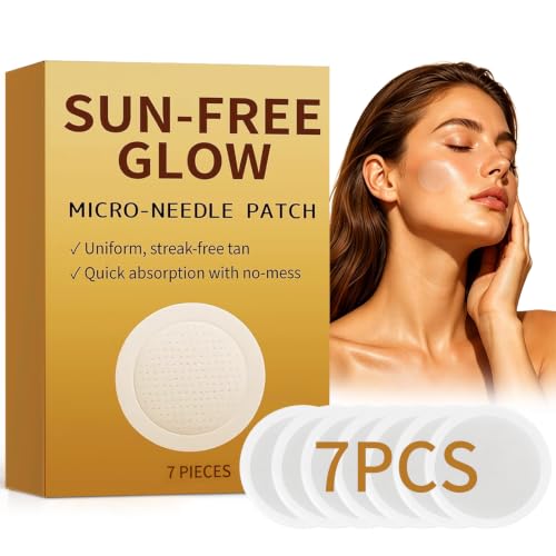7PCS Tanning Patches, Sun-Free Glow Micro-Tip Self Tanner Strips, Sunless