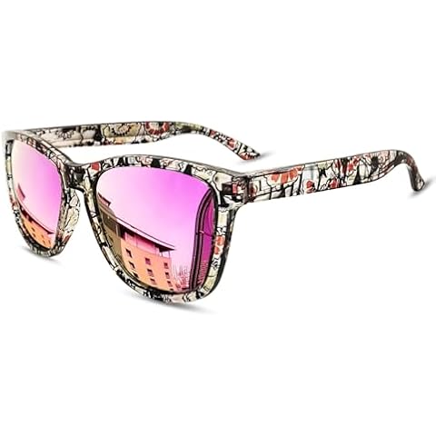 KANASTAL Polarised Fuchsia Sunglasses for Men and Women Cover
