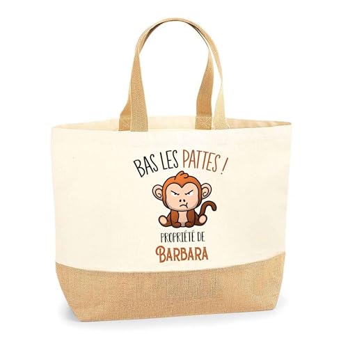 Sac jute Barbara pour ne plus manquer de place pendant vos courses et plages