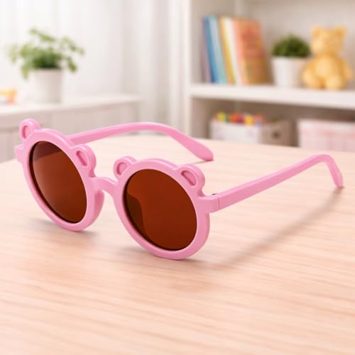 Image of SYGA Kids Goggles, UV Protection Eyewears with Round Shape Monkey Style, Suitable for Age 3 to 8 Years
