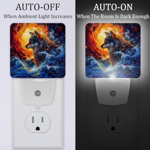 Lámpara de noche LED con sensor crepuscular para niños miniatura 2