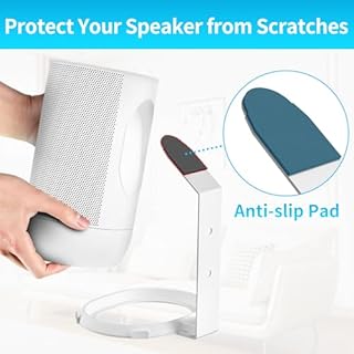 Yibracki Heavy-Duty Wall Bracket Compatible with Sonos Move 1 and Move 2 Wall Mount Indoor/Outdoor for Sonos Move Mount Easy to Install, White