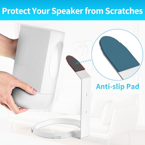 Soporte para Sonos Move 2, soporte de altavoz blanco resistente para interior y exterior 3