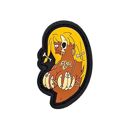 Death by Amazonian Woman - PVC Morale Patch | Hook & Loop Backing