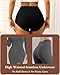 ASIMOON Seamless High Waisted Underwear for Women Soft Invisible No Show Panties Wave Trim Full Coverage Ladies Briefs
