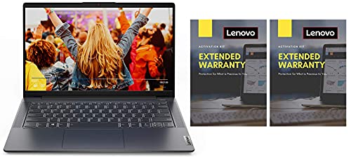 Image of Lenovo IdeaPad5 Ryzen7 35.56 cm (14 inch) FHD IPS Thin&Light(8GB /512GB SSD /Win /MSO /RadeonGraphics /Fingerprint /1.39Kg)+Lenovo 2Year Extra Accidental Damage Protect+2Yr Extra Warranty with Onsite Service