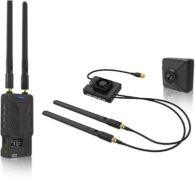 for SIYI HM30 Long Range Full HD Digital Image Transmission 1080p 60fps 150ms for SBUS for PWM Mavlink Telemetry FPV OSD 30KM for OLED Screen Easy to ReplaceStandard Combo