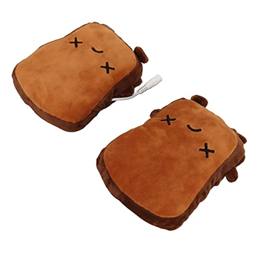 Guantes calefactables USB de fibra acrílica suave y dedos libres 6
