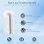 Whole House 50 Micron 10" x 2.5" Spun Polypropylene Sediment Well Water Filter Cartridge Replacement for FXUSC, SDC-25-1050, PD-50-934, SP-P50, SDF-25-1050, WPD-50, FPMB50-978, PWMB10M50 (Pack of 6)