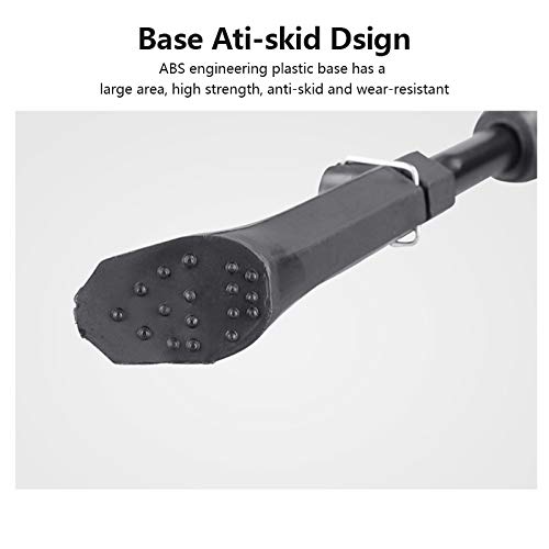 Lutun Suporte de bicicleta ajustável, suporte de pé lateral de bicicleta de liga de alumínio, chute