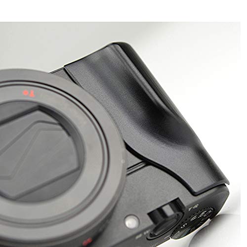 FotoBetter FAG-RX100 Aluminum Metal Grip for Sony RX100v M5, DSC-RX100iv M4, DSC-RX100iii M3, DSC-RX100ii M2 with 3M Stickers Metal Grip Replaces Sony AGR2