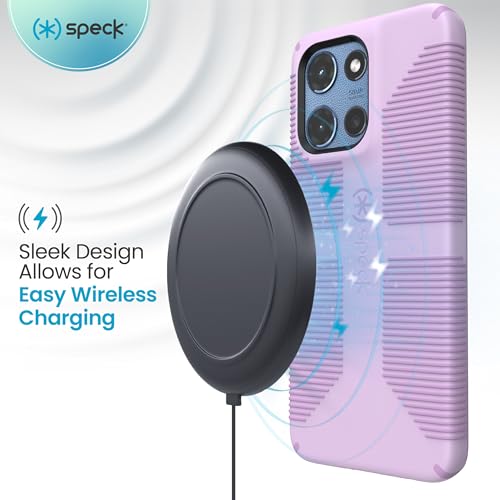 Coque Speck Motorola antichoc violet phlox et iris anti-rayures durable
