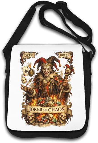 Imagen de Sinister Jester Surrounded by Chaos Elements Bolso de hombro