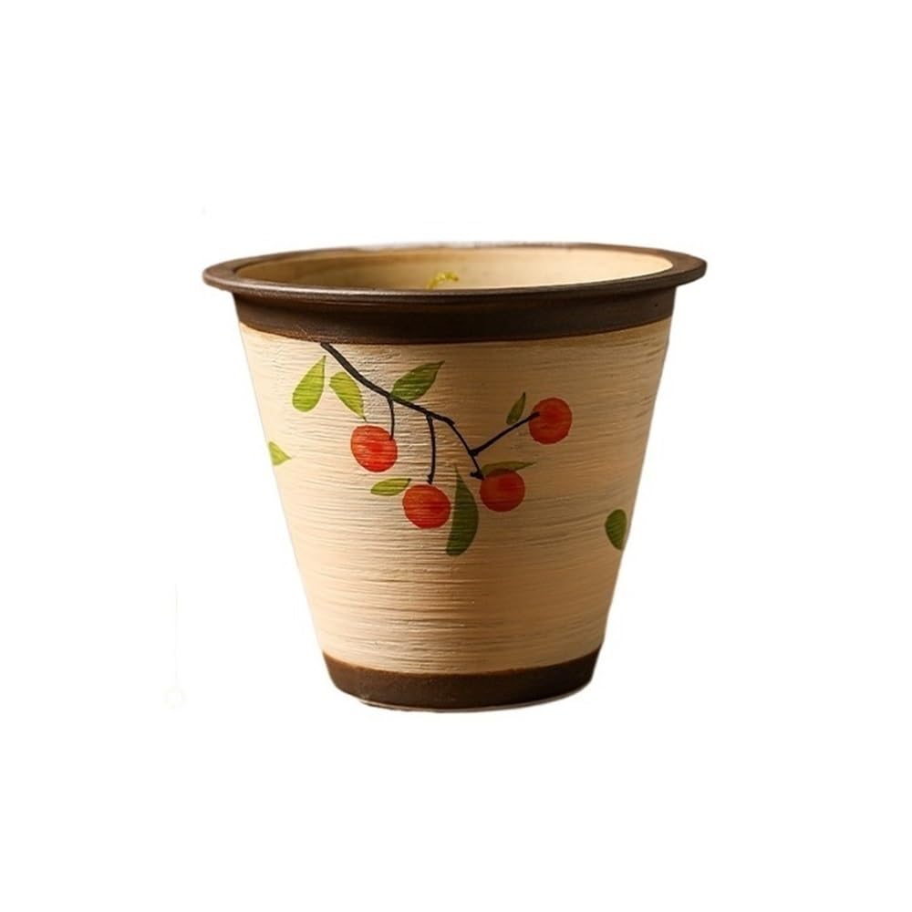 HLHLOP777 Flower Pot Exquisite Jingdezhen Handmade Ceramic Plant Pots, Vintage Hand-painted Chinese Floral Ware for Home Living Rooms House Plants, Succulents, Flowers