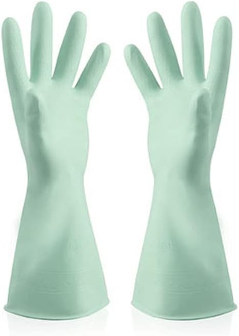 Cleaning Gloves Kitchen Waterproof Dishwashing Glove Rubber Dish Washing For Household Chores Scrubber