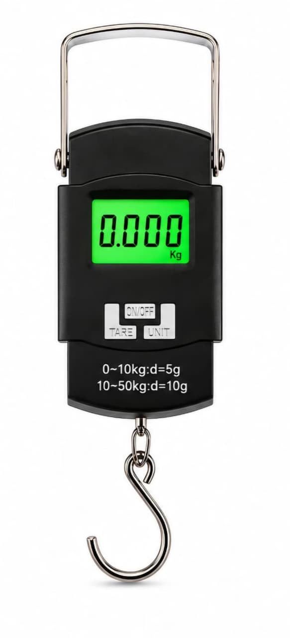 Digital Hanging Luggage Weighing Scale 50Kg Capacity with LCD Display, Portable Electronic Weight Machine for Travel Bags, Suitcase, Luggage, Hook Scale with Tare Function-image-45