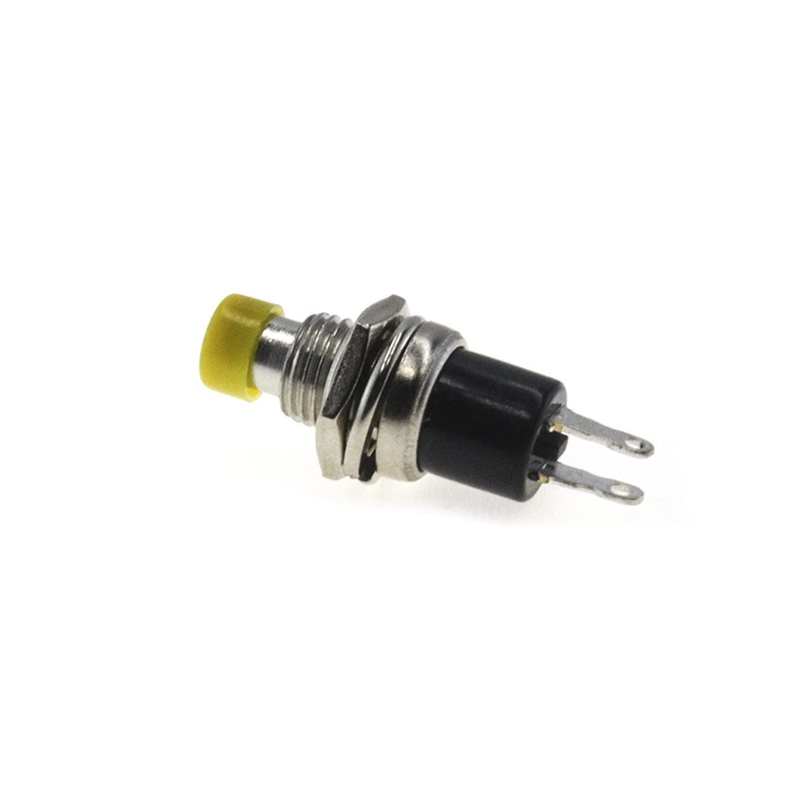 Interrupteur à bouton-poussoir métallique à auto-réinitialisation mécanique fiable 250V 1A 7mm