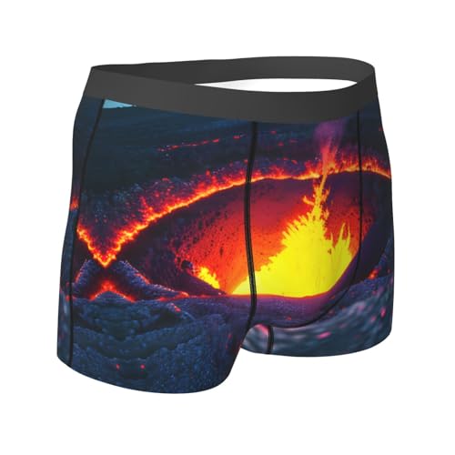 Kilauea Volcano print Mens Underwear Boxers for Men Performance Mens Boxer Briefs Ultra Soft Stretch Comfort Flex Fit3