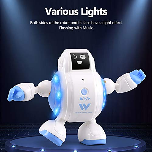 Goolsky R07 Robôs para Crianças Brinquedos Robô Interativo Sensível Ao Toque Cantar Robô com Emoção